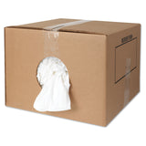 HOSPECO® New Bleached White T-Shirt Rags, 25 Pounds/Bag (HOS45525) Each