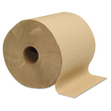 GEN Hardwound Towels, 1-Ply, 800 ft, Brown, 6 Rolls/Carton (GEN1825) Case of 6