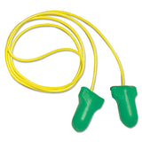 Howard Leight® by Honeywell MAXIMUM Lite Single-Use Earplugs, Corded, 30NRR, Green, 100 Pairs (HOWLPF30) Box of 100