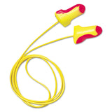 Howard Leight® by Honeywell LL-30 Laser Lite Single-Use Earplugs, Corded, 32NRR, Magenta/Yellow, 100 Pairs (HOWLL30) Box of 100