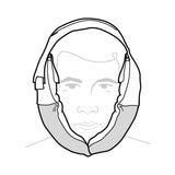 Bilateral Ice Bag Facial One Size Fits Most 5 X 12 Inch Polyester / Polyethylene / Polypropylene / Polyurethane / Spandex / Adhesive / Aluminum Reusable (233637_EA) 1/EA