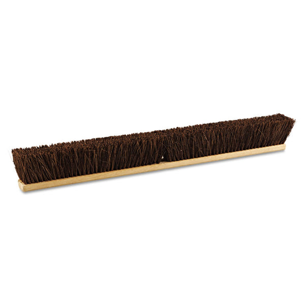 Boardwalk® Floor Brush Head, 3.25" Brown Palmyra Fiber Bristles, 36" Brush (BWK20136)