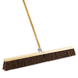 Boardwalk® Floor Brush Head, 3.25" Brown Palmyra Fiber Bristles, 36" Brush (BWK20136) Each