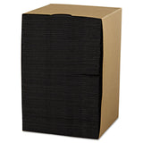 Hoffmaster® Beverage Napkins, 2-Ply, 9 1/2 x 9 1/2, Black, 1000/Carton (HFM180313) Case of 1000