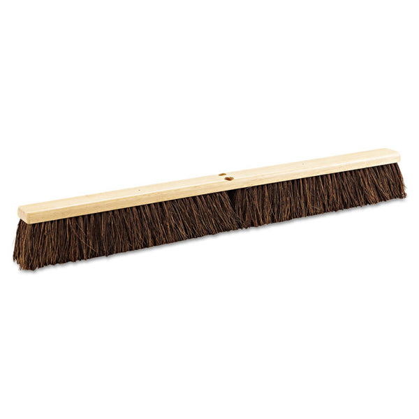 Boardwalk® Floor Brush Head, 3.25" Brown Palmyra Fiber Bristles, 36" Brush (BWK20136)