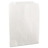 Bagcraft Grease-Resistant Single-Serve Bags, 6" x 7.25", White, 2,000/Carton (BGC450019) Case of 2000