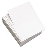 Lettermark™ Custom Cut-Sheet Copy Paper, 92 Bright, Micro-Perforated 5.5" from Top, 20lb Bond Weight, 8.5 x 11, White, 500/Ream, 5 RM/CT (DMR8823) Case of 5