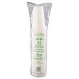 Dart® High-Impact Polystyrene Cold Cups, 16 oz, Translucent, 50 Cups/Sleeve, 20 Sleeves/Carton (DCCY16T) Case of 1000