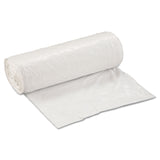 Inteplast Group Low-Density Commercial Can Liners, 30 gal, 0.8 mil, 30" x 36", White, 25 Bags/Roll, 8 Rolls/Carton (IBSSL3036XHW) Case of 200