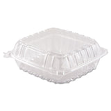 Dart® ClearSeal Hinged-Lid Plastic Containers, 8.3 x 8.3 x 3, Clear, Plastic, 250/Carton (DCCC90PST1) Case of 250