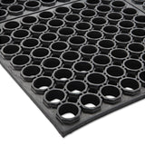 Crown Safewalk Heavy-Duty Anti-Fatigue Drainage Mat, General Purpose, 36 x 60, Black (CWNWSTF35BK) Each