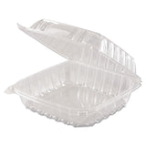 Dart® ClearSeal Hinged-Lid Plastic Containers, 8.3 x 8.3 x 3, Clear, Plastic, 250/Carton (DCCC90PST1) Case of 250