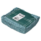 Rubbermaid Super Stitch Blend Mop Head, Medium, Cotton/Synthetic, Green, 6/Carton (D25206GN) Case of 6