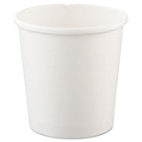 SOLO® Flexstyle Double Poly Paper Containers, 16 oz, White, Paper, 25/Pack, 20 Packs/Carton (SCCH4165U) Case of 500