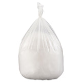 Inteplast Group High-Density Interleaved Commercial Can Liners, 60 gal, 22 microns, 38" x 60", Clear, 25 Bags/Roll, 6 Rolls/Carton (IBSS386022N) Case of 150