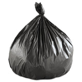 Inteplast Group High-Density Commercial Can Liners Value Pack, 60 gal, 19 microns, 43" x 46", Black, 25 Bags/Roll, 6 Rolls/Carton (IBSVALH4348K22) Case of 150