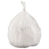 Inteplast Group High-Density Interleaved Commercial Can Liners, 33 gal, 17 microns, 33" x 40", Clear, 25 Bags/Roll, 10 Rolls/Carton (IBSS334017N) Case of 250