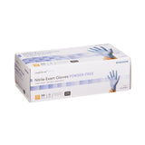 McKesson Confiderm® 3.5C Exam Glove X-Small NonSterile Nitrile Standard Cuff Length Textured Fingertips Blue Chemo Tested (765873_BX) 200/BX
