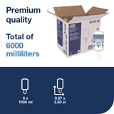 Tork Odor-Control Hand Soap Liquid S4, Perfume Free, 1 L, 6/Carton (TRK400020) Case of 6