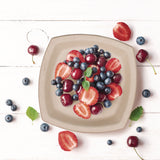 Dart Compostable Fiber Dinnerware, ProPlanet Seal, Plate, 6.7 x 6.7, Tan, 125/Pack (DCC6PSC1PFPK) Pack of 125