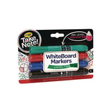 Crayola® Take Note Dry Erase Markers, Chisel Tip, Assorted Colors, 4/Set (CYO586543) Each
