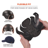 Ergodyne Skullerz 8947 Lightweight Baseball Hat and Bump Cap Insert, Medium/Large, Navy (EGO23454) Each