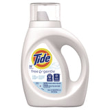 Tide Free and Gentle Laundry Detergent, 32 Loads, 42 oz Bottle, 6/Carton (PGC12146) Case of 6
