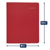 AT-A-GLANCE® Fashion Monthly Planner, 11 x 9, Red/Gold Cover, 15-Month: Jan 2024 to March 2025 (AAG702501324) Each