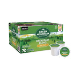 Green Mountain Coffee® Breakfast Blend Coffee K-Cup Pods, Regular, 70/Box (GMT5000373741) Box of 70