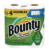 Bounty® Select-a-Size Kitchen Roll Paper Towels, 2-Ply, 5.9 x 11, 90 Sheets/Roll, 2 Double Rolls/Pack (PGC030772061220) Pack of 2