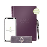 Rocketbook Core Smart Notebook, College Rule, Plum Cover, (38) 8.8 x 6 Sheets (RKBEVR2EKCRR) Each