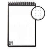 Rocketbook Mini Notepad, Black Cover, Dot Grid Rule, 3 x 5.5, White, 48 Sheets (RKBEVRMRCCCEFR) Each
