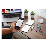 Rocketbook Mini Notepad, Black Cover, Dot Grid Rule, 3 x 5.5, White, 48 Sheets (RKBEVRMRCCCEFR) Each