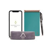 Rocketbook Mini Notepad, Black Cover, Dot Grid Rule, 3 x 5.5, White, 48 Sheets (RKBEVRMRCCCEFR) Each