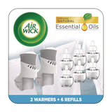 Air Wick® Plug-in Scented Oil Starter Kit, Fresh Linen, 0.67 oz, 8/Pack (RAC01914CT) Each