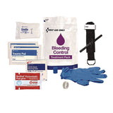 First Aid Only™ 12-Piece Bleeding Control Treatment Pack, 12 Pieces, Resealable Plastic Bag (FAO91166) Each