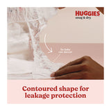 Huggies® Snug and Dry Diapers, Size 1, 8 lbs to 14 lbs, 128/Carton (KCM56432) Case of 128