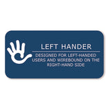 Roaring Spring® Lefty Notebook, 1 Subject, College Rule, Randomly Asst Cover Color, (200) 11 x 8.5 Sheets (ROA11096) Each