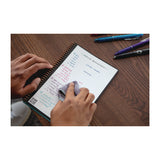 Rocketbook Core Smart Notebook, College Rule, Plum Cover, (38) 8.8 x 6 Sheets (RKBEVR2EKCRR) Each