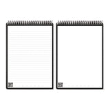Rocketbook Flip Smart Notepad, Black Cover, Lined/Dot Grid Rule, 6 x 8.8, White, 36 Sheets (RKBFLPERCCCEFR) Each