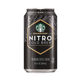 Starbucks® Nitro Cold Brew Coffee, Black Unsweetened, 9.6 oz Can, 12/Carton (SBKPEP19286) Case of 12