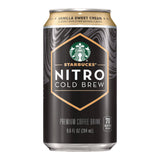 Starbucks® Nitro Cold Brew Coffee, Vanilla Sweet Cream, 9.6 oz Can, 12/Carton (SBKPEP19290) Case of 12