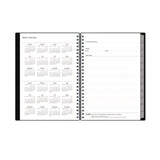 Blue Sky® Enterprise Weekly/Monthly Notes Planner, 8.63" x 5.88", Black Cover, 12-Month (Jan to Dec): 2026 (BLS131793) Each