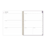 Blue Sky® Tula Weekly/Monthly Planner, Floral Artwork, 11" x 8.5", Purple/Pink/White Cover, 12-Month (Jan to Dec): 2026 (BLS143971) Each
