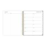 Blue Sky® Tula Weekly/Monthly Planner, Floral Artwork, 11" x 8.5", Purple/Pink/White Cover, 12-Month (Jan to Dec): 2026 (BLS143971) Each