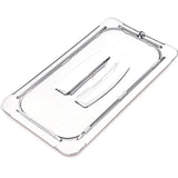 Carlisle StorPlus Polycarbonate Handled Universal Lid, 7 x 12.5 x 0.88, Clear, Plastic (CFS10270U07) Each