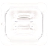 Carlisle StorPlus Polycarbonate Handled Universal Lid, 6.31 x 6.88 x 0.88, Clear, Plastic (CFS10310U07) Each