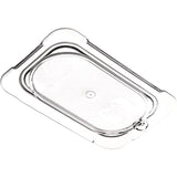 Carlisle StorPlus Polycarbonate Flat Universal Lid, 4.31 x 6.88 x 0.44, Clear, Plastic (CFS10336U07) Each
