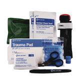 First Aid Only™ Right Response Bleeding Control Kit for Limb and Chest Wounds, 16 Pieces, Fabric Pouch (FAO91513) Each
