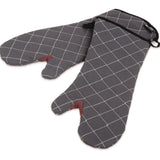 San Jamar Bestguard Oven Mitt, 17", WebGuard Plus Fabric, Black, Pair (SJM800FG17BK) 1 Pair